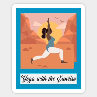 Yoga with the Sunshine Sticker